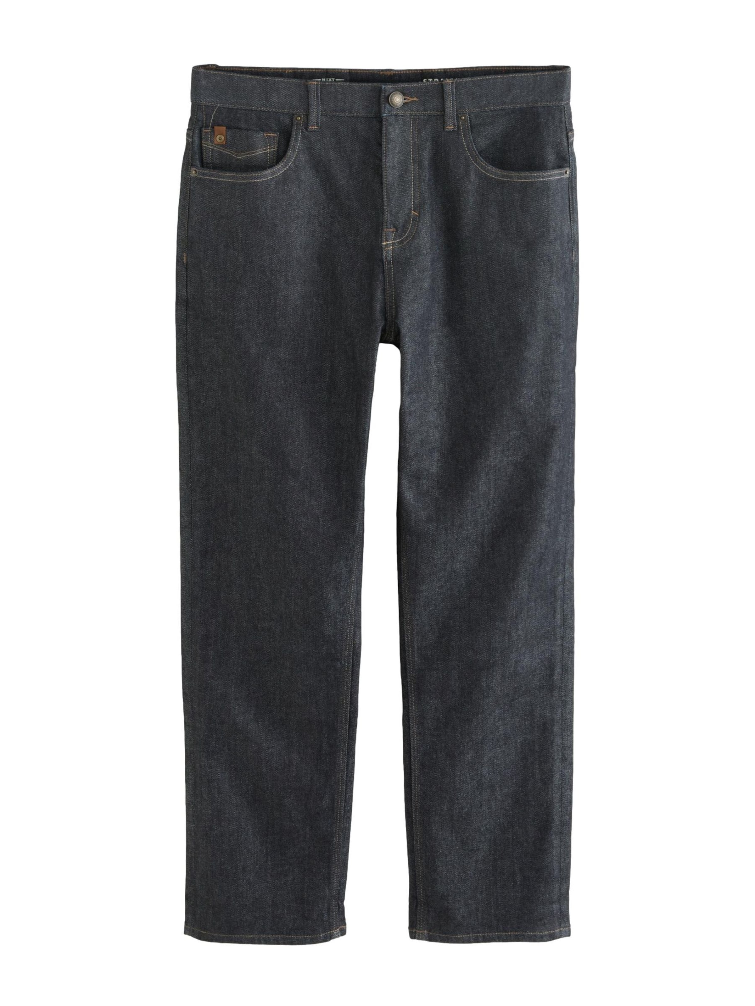 Next tavaline Teksapüksid, värv pruun: eest vaates