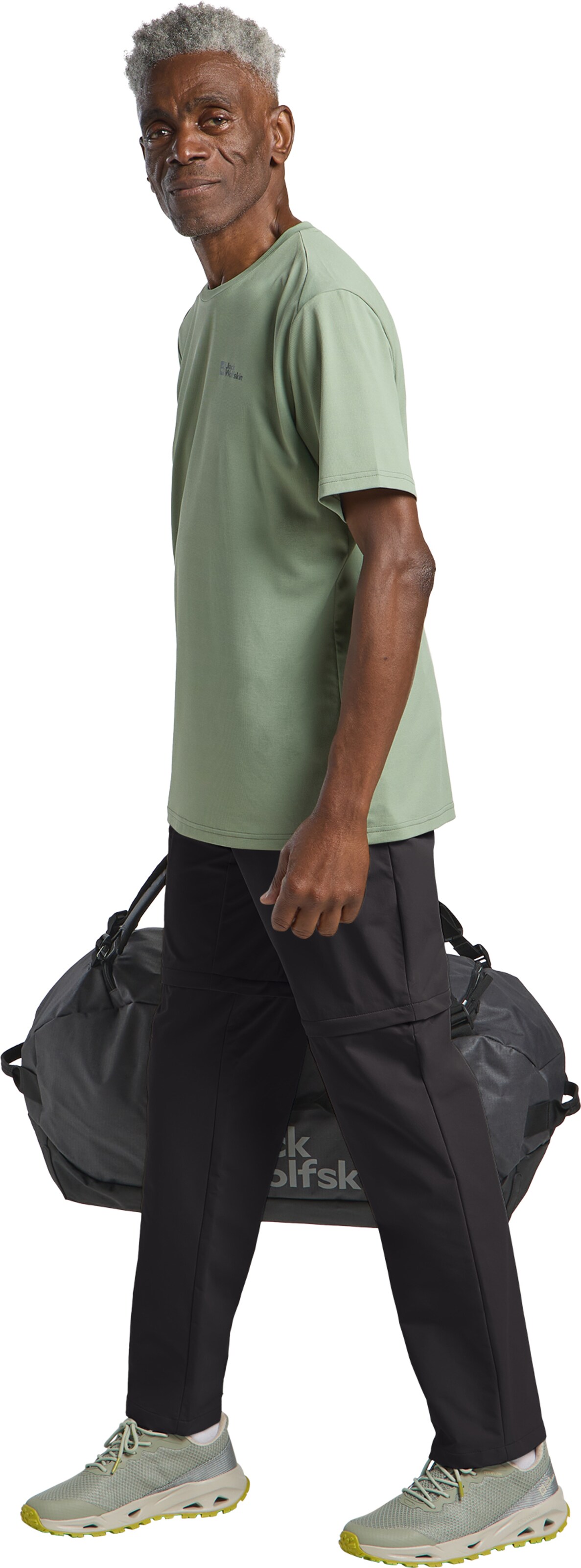 JACK WOLFSKIN Regular Outdoor Pants in Grey