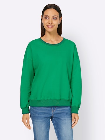 heine - Sweatshirt em verde: frente