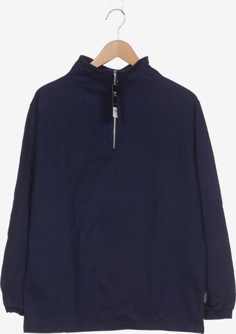 Trigema Sweatshirt & Zip-Up Hoodie in M in Blue: front