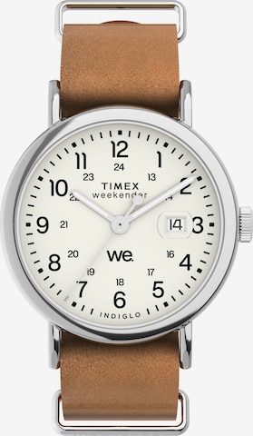 Orologio analogico ' Weekender ' di TIMEX in marrone: frontale