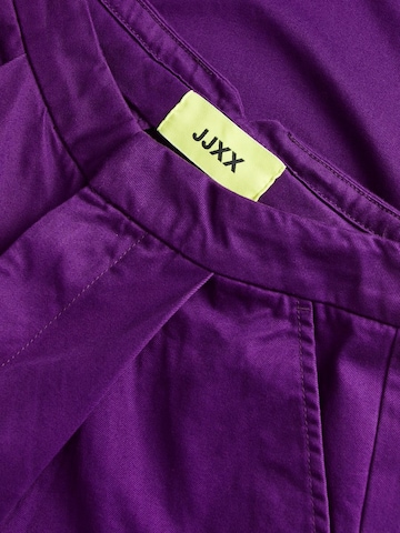 JJXX - Loosefit Calças com pregas 'Zoe' em roxo