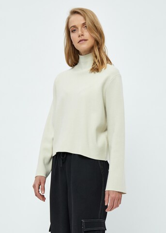 Pullover 'Lupi' di minus in beige: frontale