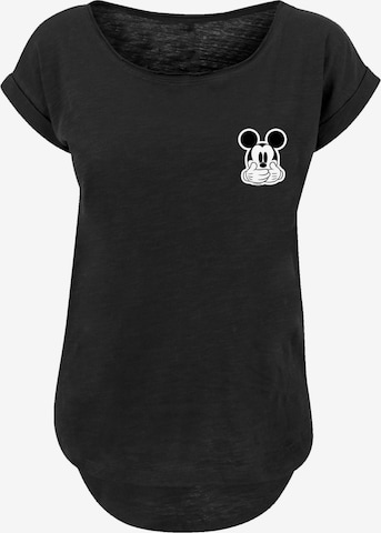 F4NT4STIC T-Shirt 'Disney Mickey Mouse Don’t Speak' in Schwarz: predná strana