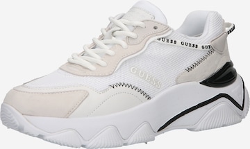 GUESS Sneaker low 'MICOLA' i hvid: forside