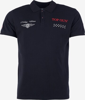 TOP GUN Poloshirt in Schwarz: predná strana