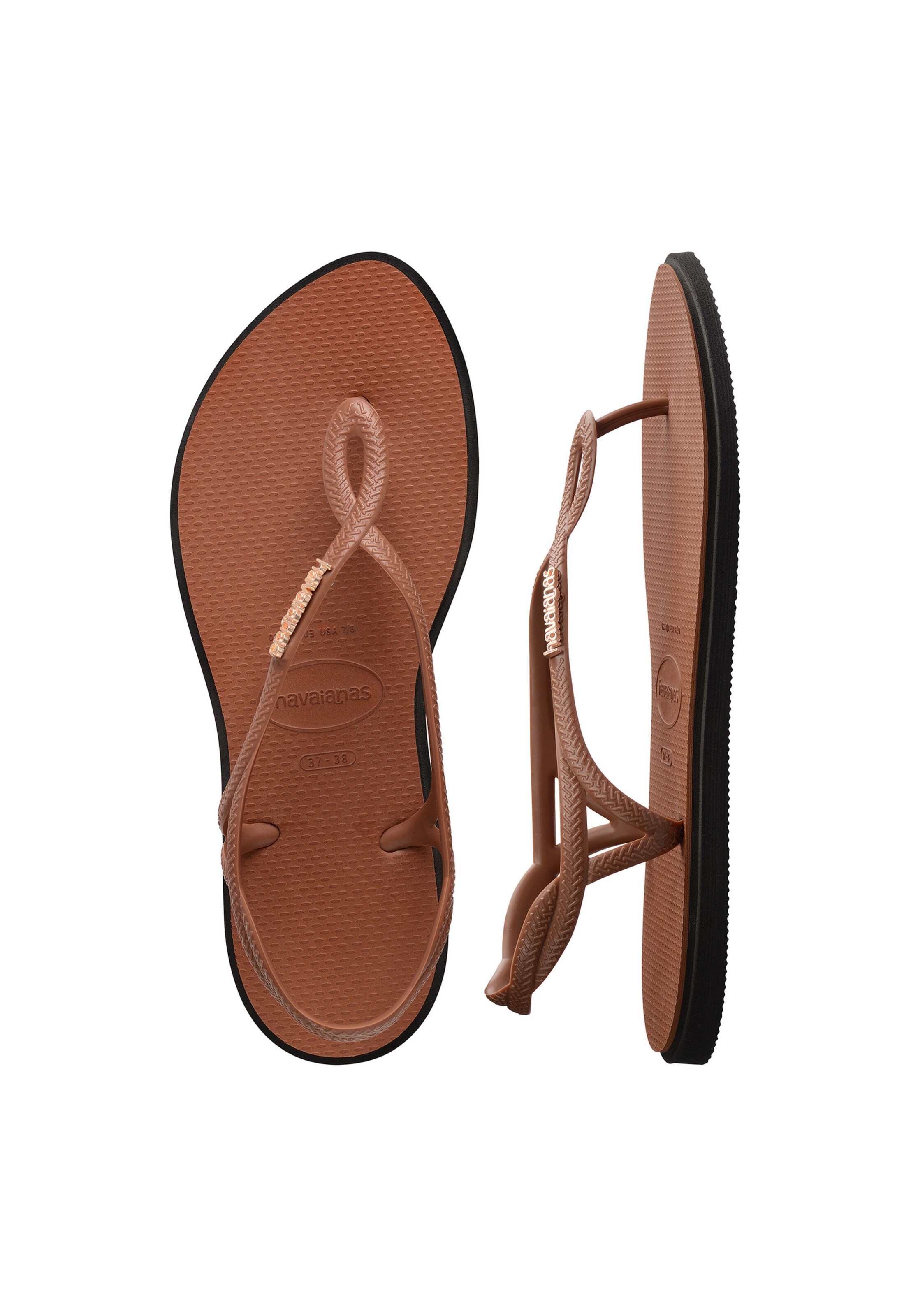 HAVAIANAS Ujjelválasztó-pántos szandál 'Luna Point' - barna