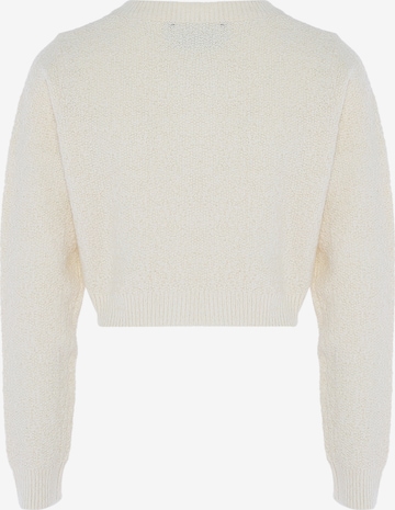 Cardigan myMo at night en blanc