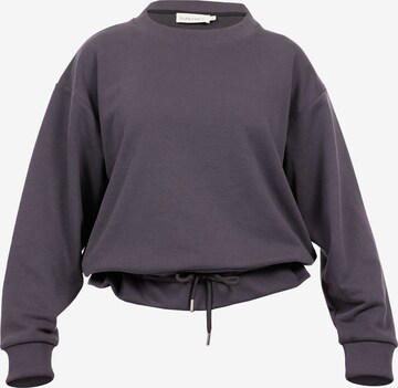 Suri Frey Sweatshirt ' Freyday ' in Grey: front