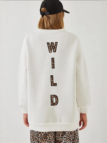 Bianco Lucci Sweatshirt in White