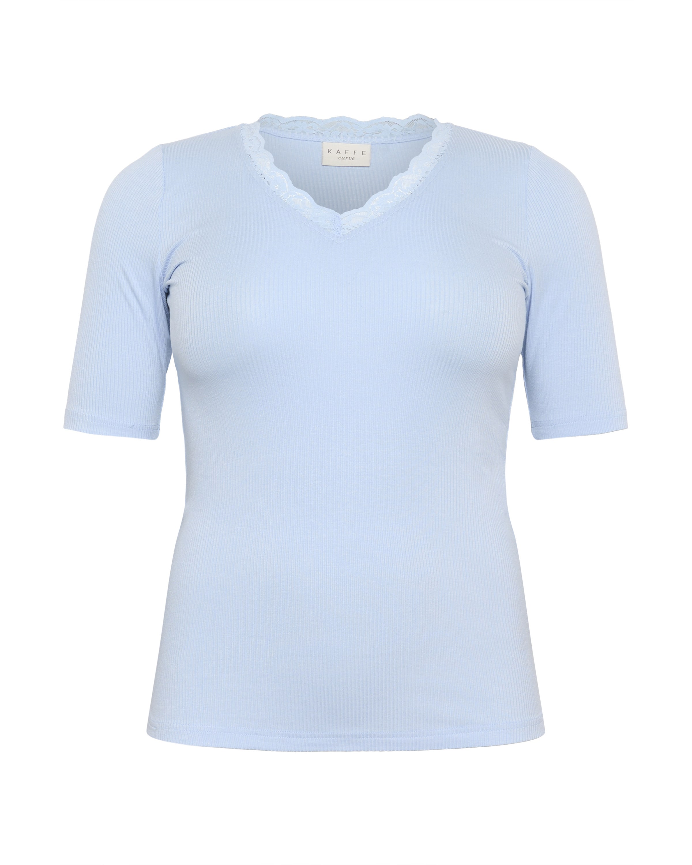 KAFFE CURVE Shirt 'KComia' in Blue: front