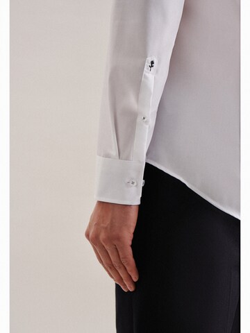 SEIDENSTICKER Slim Fit Business Hemd in Weiß