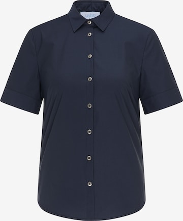 usha BLUE LABEL Bluse in Blau: predná strana