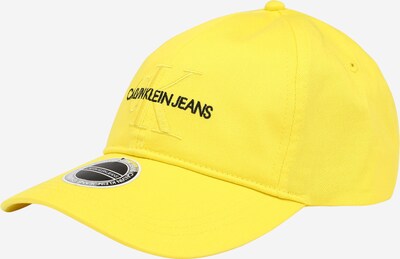 Calvin Klein Jeans Casquette en jaune / noir, Vue avec produit
