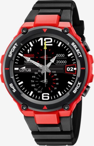 Montre digitale Lotus en rouge : devant