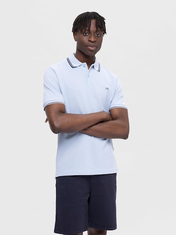 SELECTED HOMME Poloshirt 'Dante' in Blau