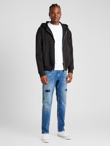 JACK & JONES Sweatjacke 'ZEPHYR' in Schwarz