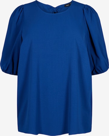 Zizzi - Blusa 'Casidsel' em azul: frente