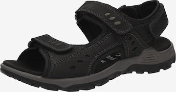 SIOUX Sandalen 'Oneglio-702' in Zwart: voorkant