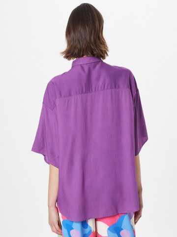 Monki Bluza | vijolična barva