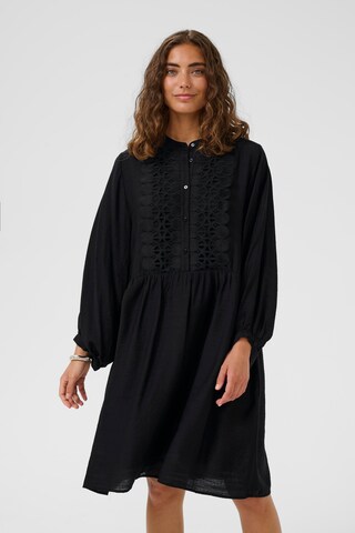 CULTURE Shirt dress 'CUUrta' in Black: front