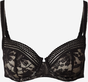 PASSIONATA T-shirt Bra in Black: front