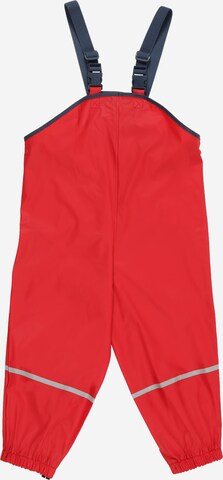 PLAYSHOES Tapered Functionele broek in Rood: voorkant