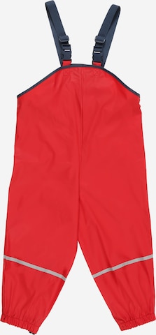 PLAYSHOES Tapered Athletic Pants in Red: front
