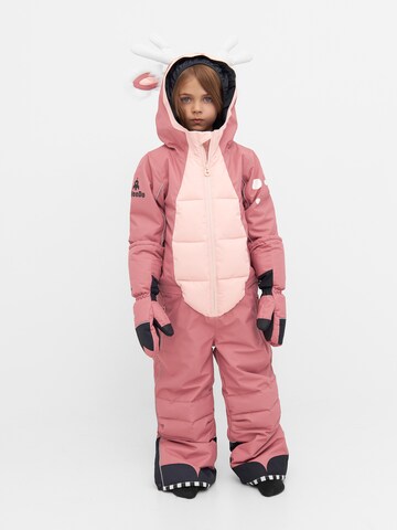 WeeDo Funktionsjakkesæt 'OHDEER' i pink: forside