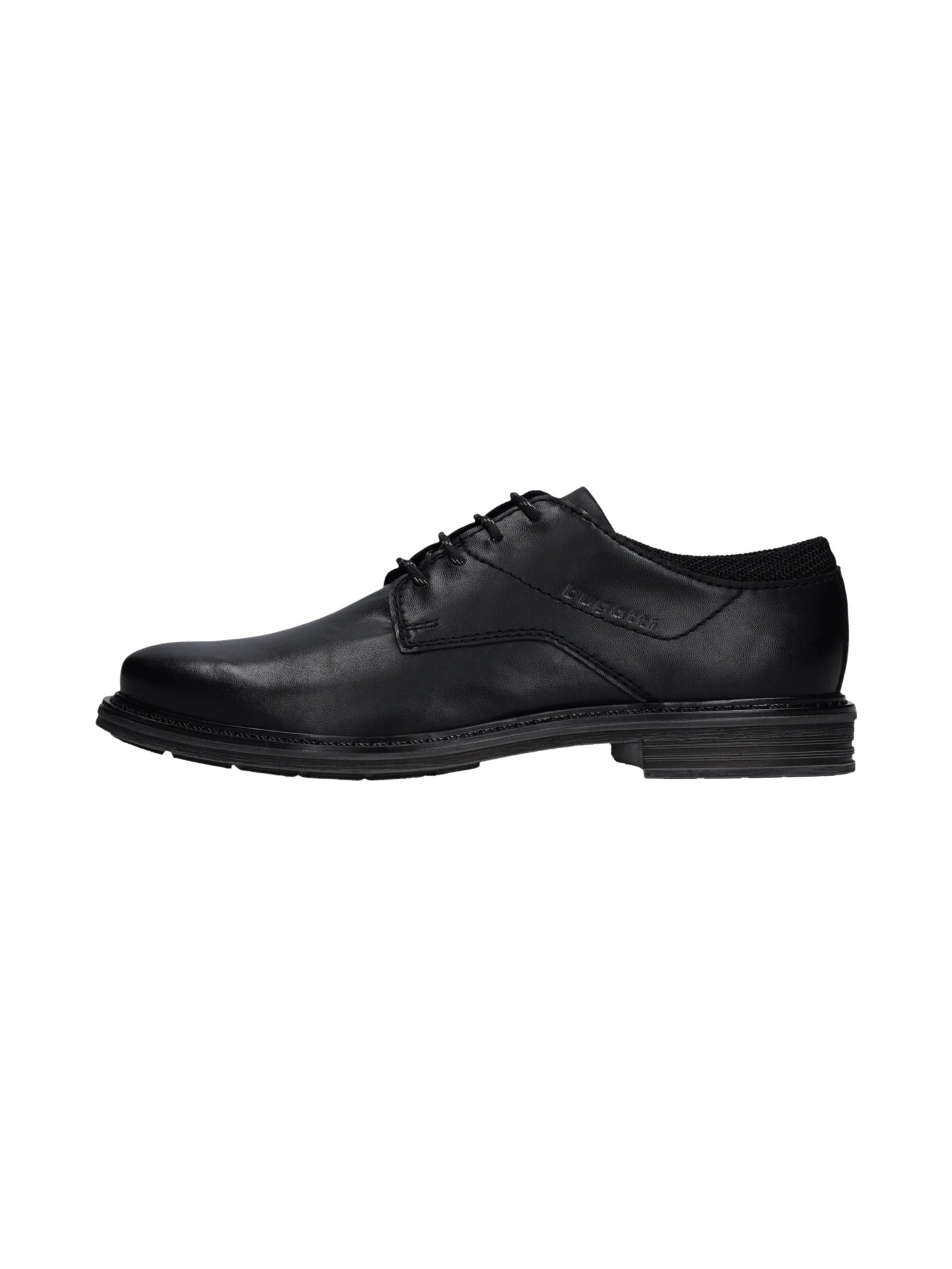Chaussure à lacets bugatti en noir