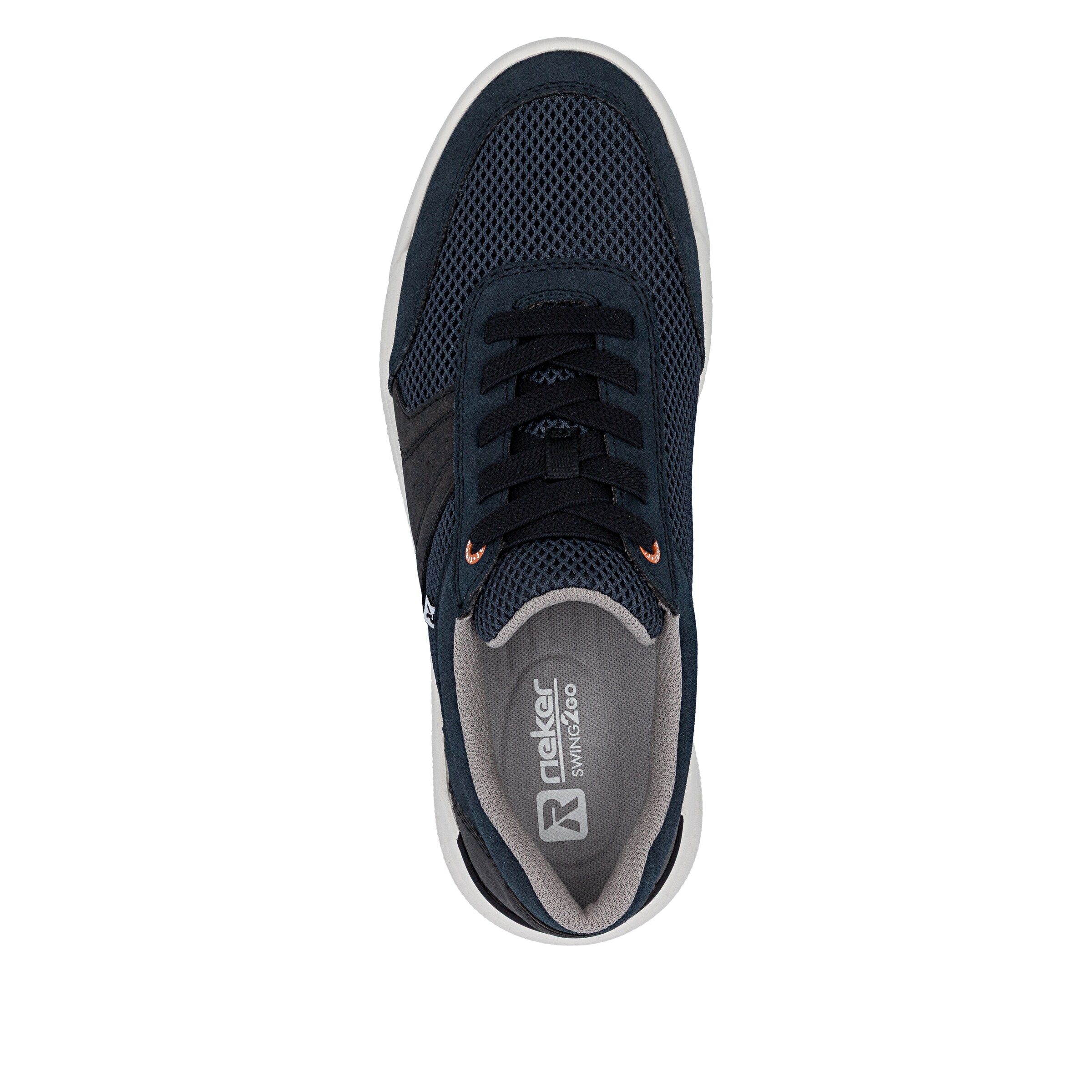 Baskets basses Rieker en bleu