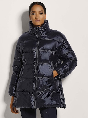 Veste d’hiver MADELEINE en bleu : devant