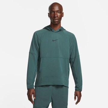 NIKE Athletic Sweatshirt 'Pro' in Green: front