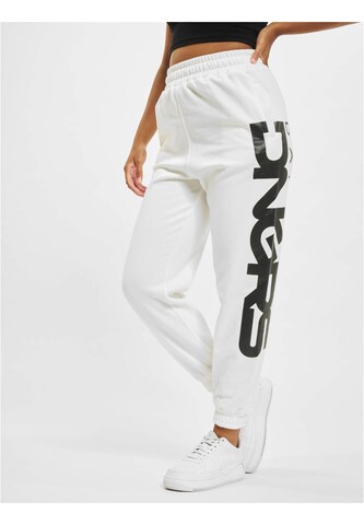 Dangerous DNGRS Конический (Tapered) Штаны в Белый: спереди