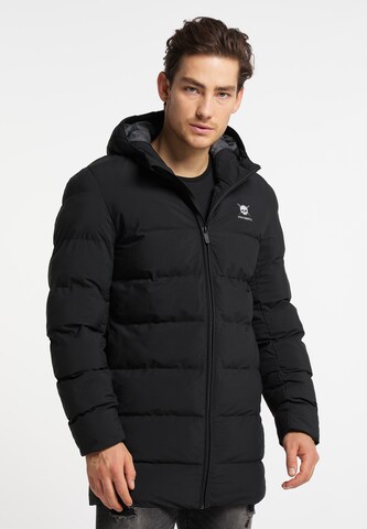 TUFFSKULL Winter Jacket in Black: front