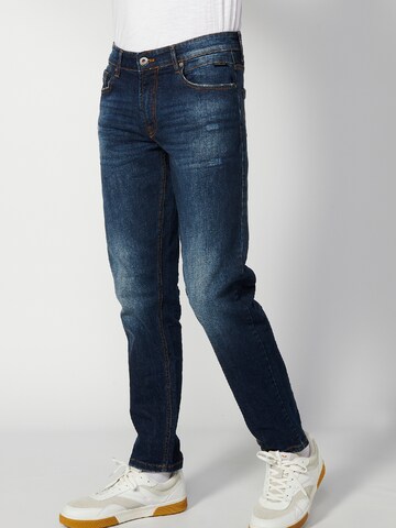 KOROSHI Regular Jeans i blå