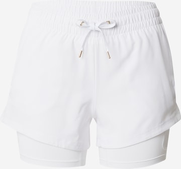 Regular Pantalon de sport 'Timmie V2' Athlecia en blanc : devant