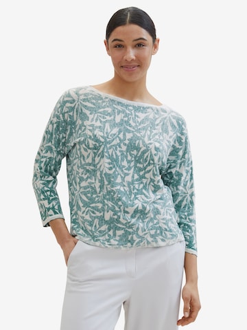 Pull-over TOM TAILOR en vert : devant