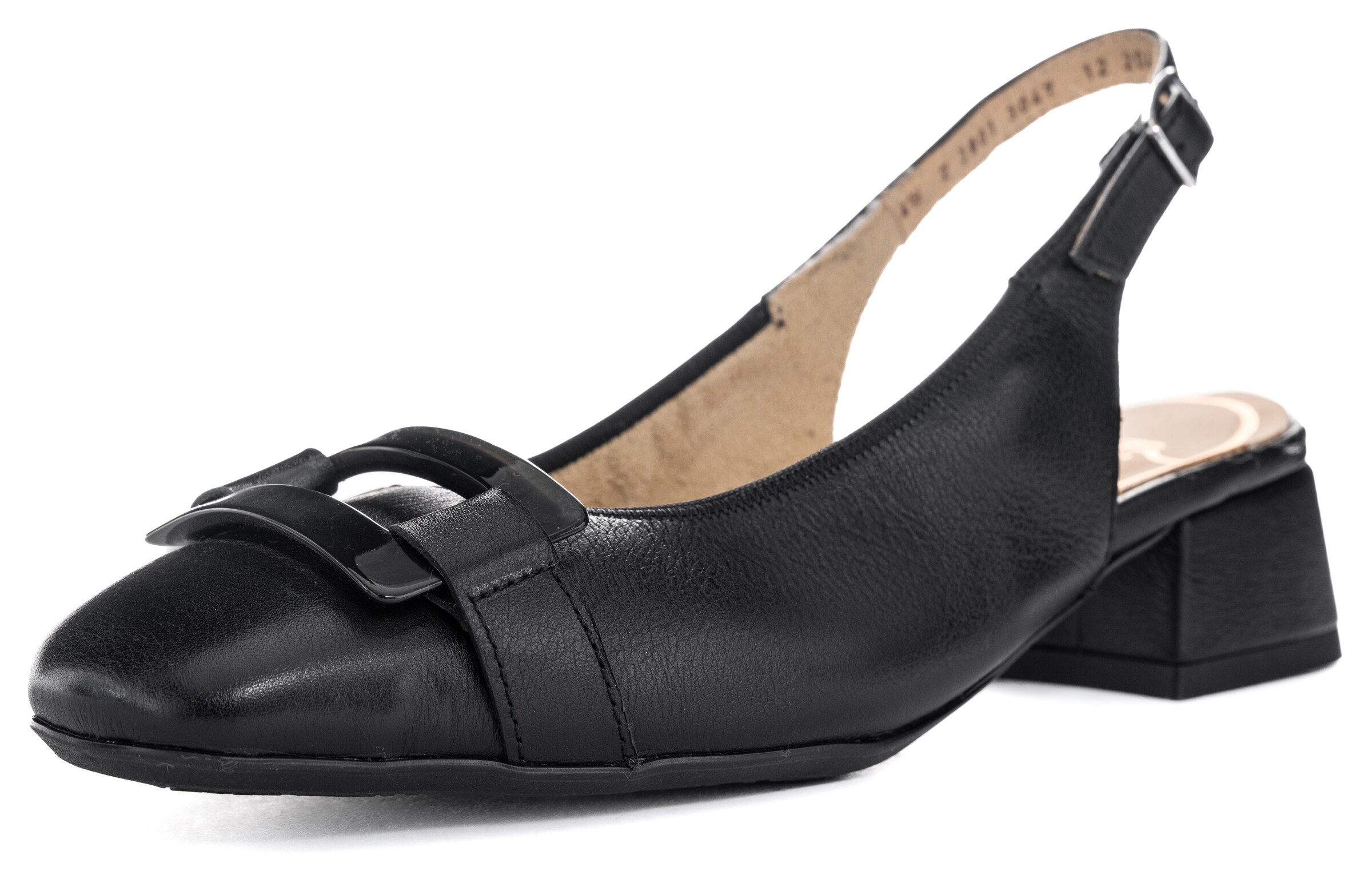ARA Slingback Pumps in Black: front