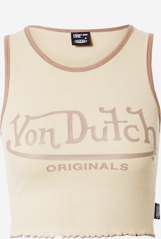 Haut 'Ashley' Von Dutch Originals en beige : devant