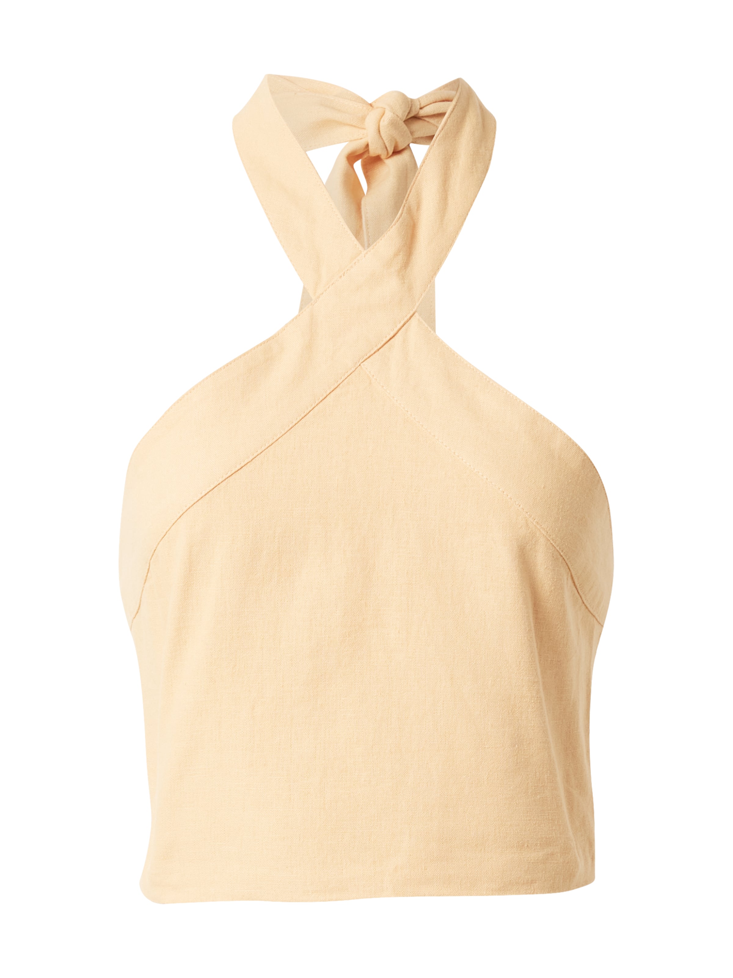 Abercrombie & Fitch Τοπ σε κίτρινο: μπροστά