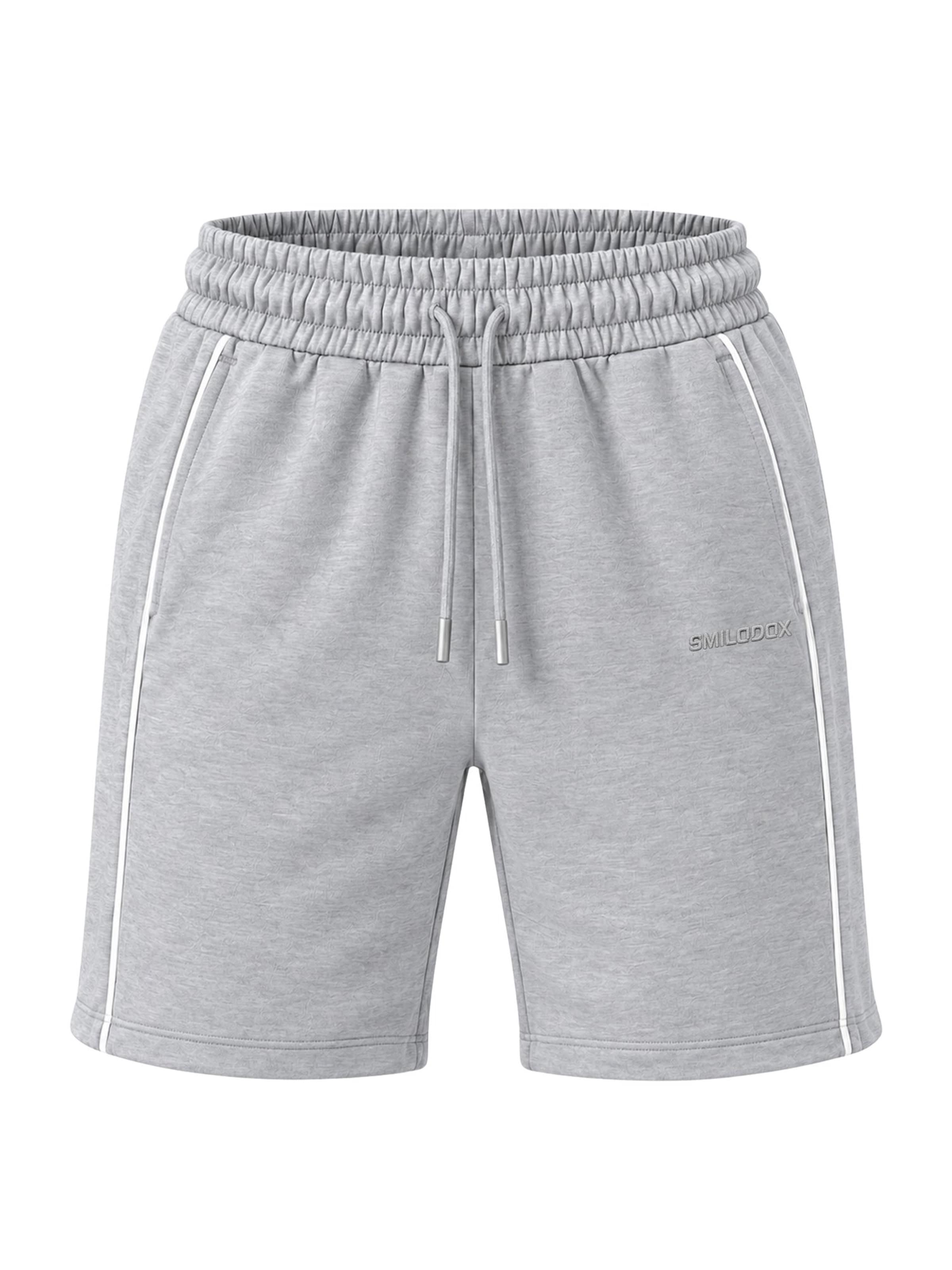 Smilodox Loosefit Broek 'Brenvaro' in Grijs: voorkant