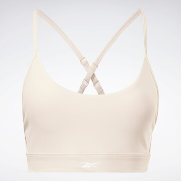 Reebok Bustier Sport-BH in Beige