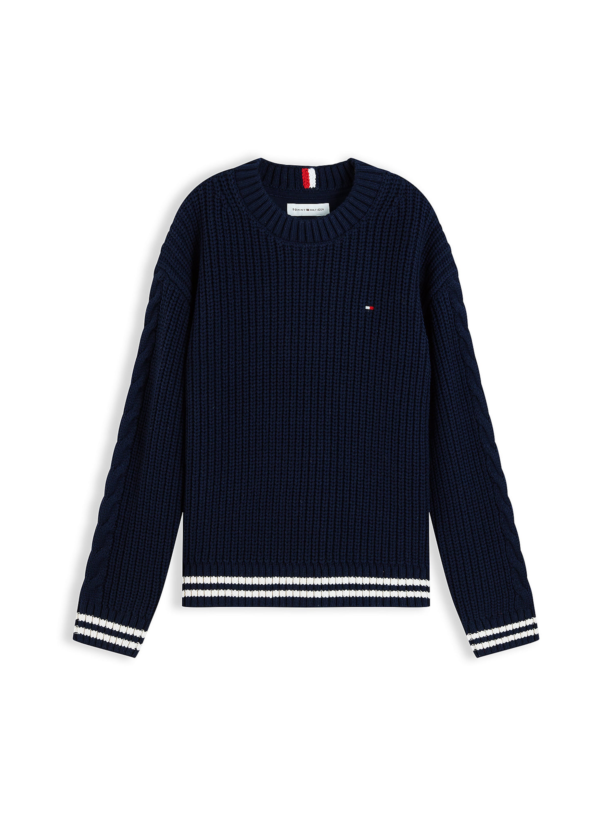 TOMMY HILFIGER Pull-over en 98 en bleu marine, Vue avec produit