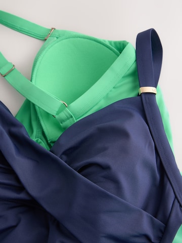 Next Triangle Shaping swimsuit in Blue