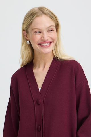 b.young Knit cardigan in Blue