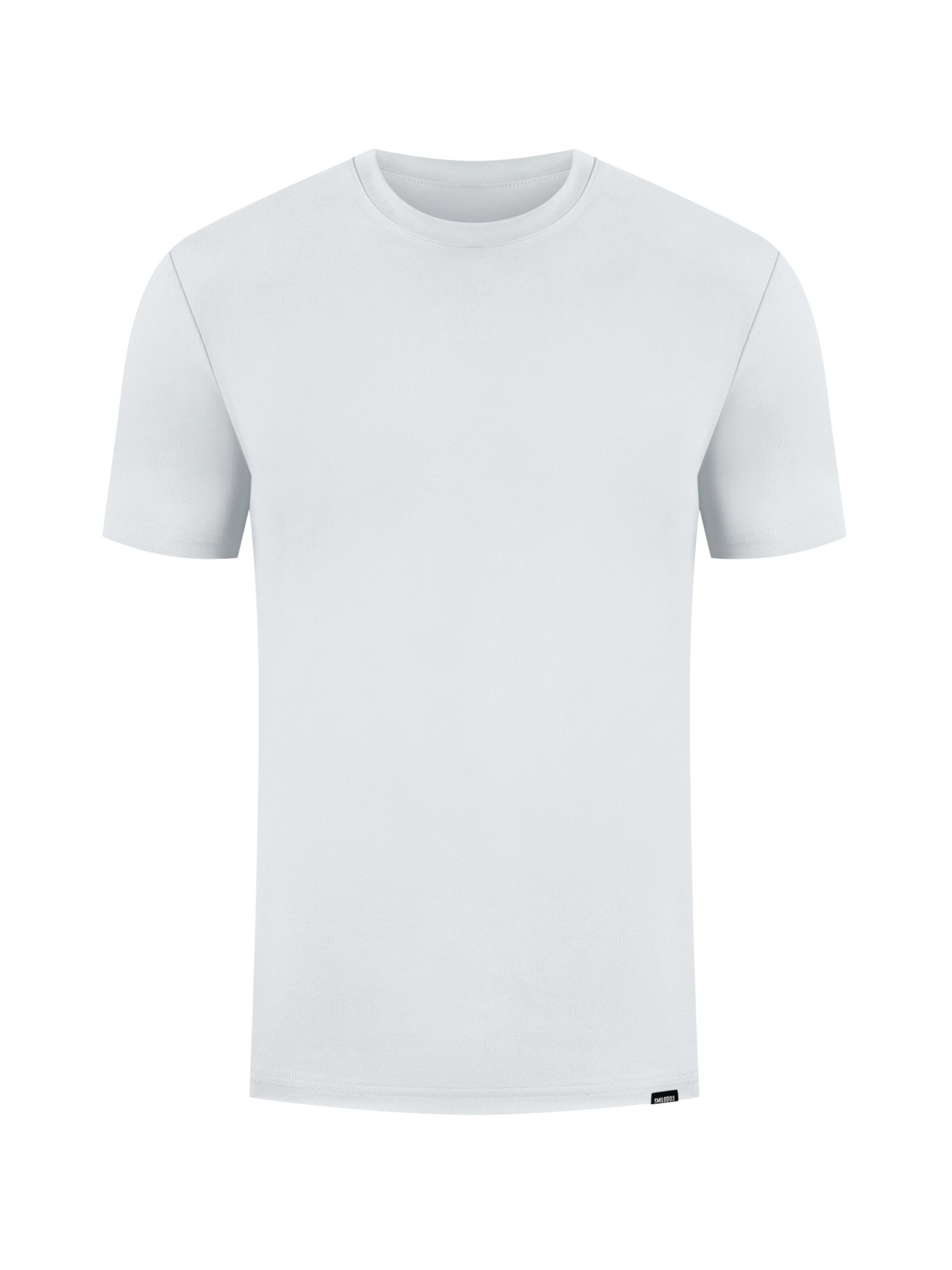 Smilodox T-Shirt 'Micah' in Grau: Vorderseite
