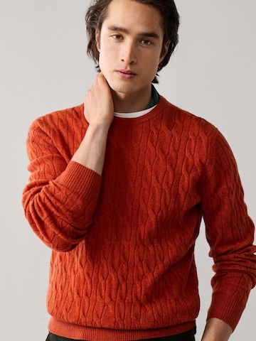 Hackett London Sweater in Orange