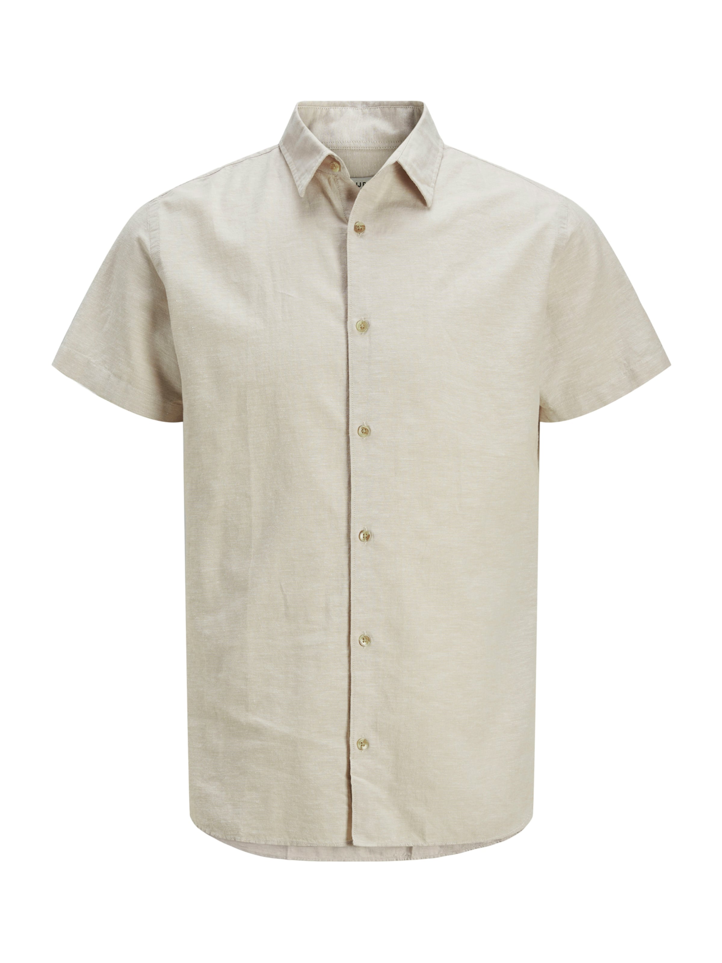 JJ Rebel Regular fit Button Up Shirt in Beige: front