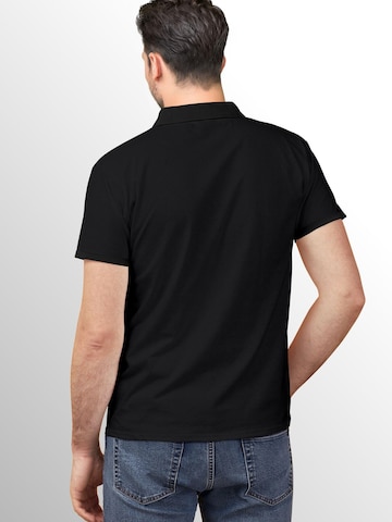 Neverless Shirt 'Cat Polygon' in Black